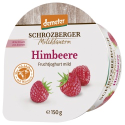 Joghurt mit Himbeere Joghurt mit Himbeere von Schrozberger Milchbauern