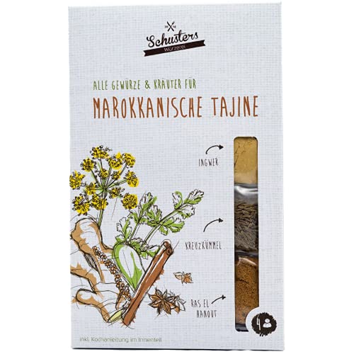 Schusters Würzerei Gewürzmischung Marokkanische Tajine für 4 Personen incl. Kochanleitung Schusters Würzerei Gewürzmischung Marokkanische Tajine für 4 Personen incl. Kochanleitung von Schusters Würzerei