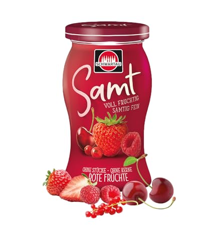 Schwartau Samt Rote Früchte, Fruchtaufstrich ohne Stücke und ohne Kerne, 270g Schwartau Samt Rote Früchte, Fruchtaufstrich ohne Stücke und ohne Kerne, 270g von Schwartau