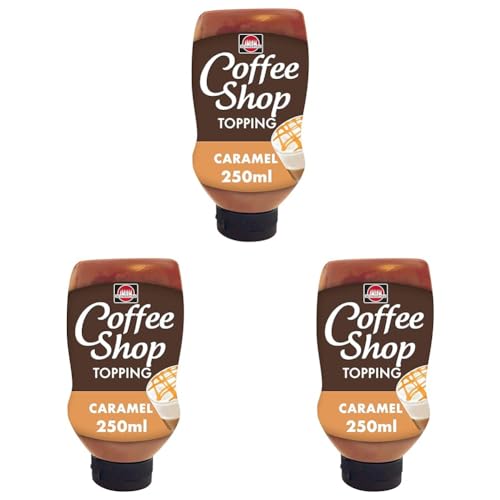 Schwartau Coffee Shop Caramel, Topping zum Verfeinern von Kaffeespezialitäten, 250ml (Packung mit 3) von Schwartau