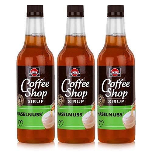 Schwartau Coffee Shop Sirup Haselnuss 650ml - Verfeinert ihren Kaffee (3er Pack) von Schwartau
