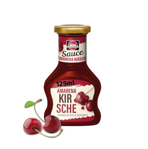 Schwartau Dessert Sauce Amarena-Kirsche, zum Verfeinern von Desserts und Eis, 125ml Schwartau Dessert Sauce Amarena-Kirsche, zum Verfeinern von Desserts und Eis, 125ml von Schwartau