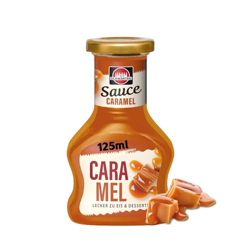 Schwartau Dessert Sauce Caramel, zum Verfeinern von Desserts und Eis, 125ml von Schwartau