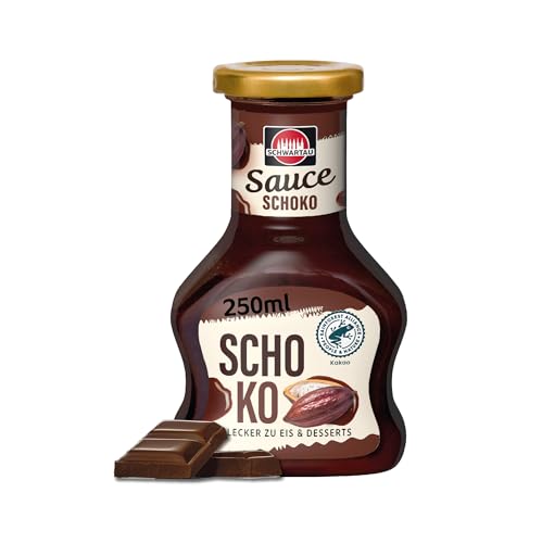 Schwartau Dessert Sauce Schokolade, zum Verfeinern von Desserts und Eis, 250ml von Schwartau