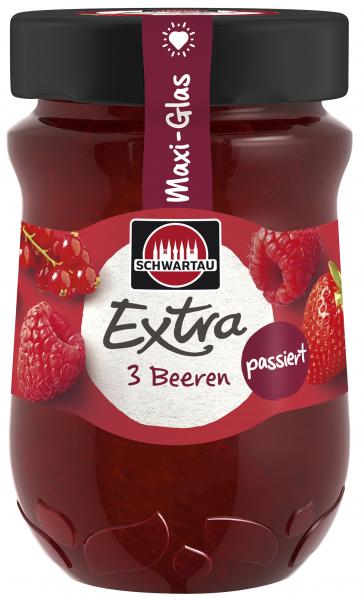 Schwartau Extra 3 Beeren passiert Maxi-Glas von Schwartau