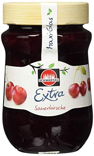 Schwartau Extra 600g Kirsche, Konfitüre, 6er Pack (6 x 600 g Glas) von Schwartau