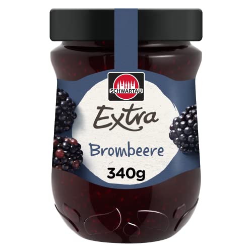 Schwartau Extra Brombeere, Konfitüre, 8er Pack (8 x340 g Glas) von Schwartau