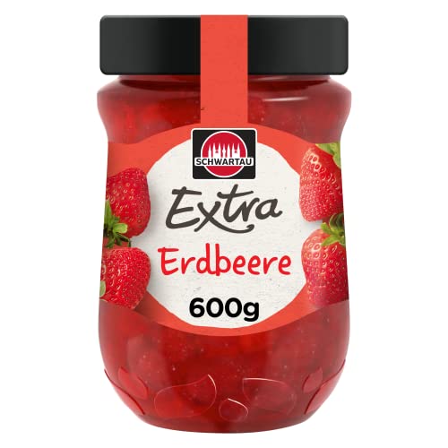 Schwartau Extra Erdbeere, Konfitüre, 600g von Schwartau