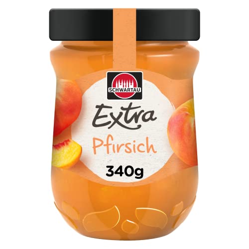 Schwartau Extra Pfirsch, Konfitüre, 8er Pack (8 x 340g Glas) von Schwartau