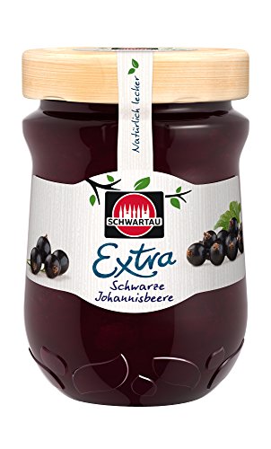 Schwartau Extra Schwarze Johannisbeere, Konfitüre, 8er Pack (8 x 340 g) von Schwartau