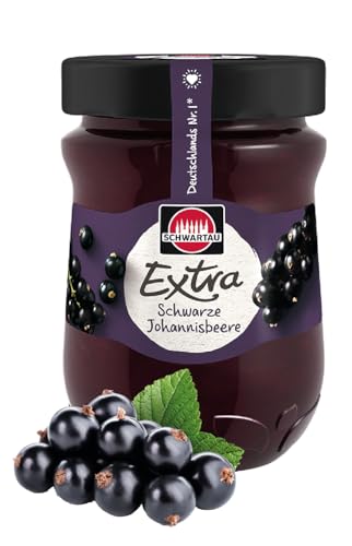 Schwartau Extra Konfitüre, Schwarze Johannisbeere, 340 g Schwartau Extra Konfitüre, Schwarze Johannisbeere, 340 g von Schwartau