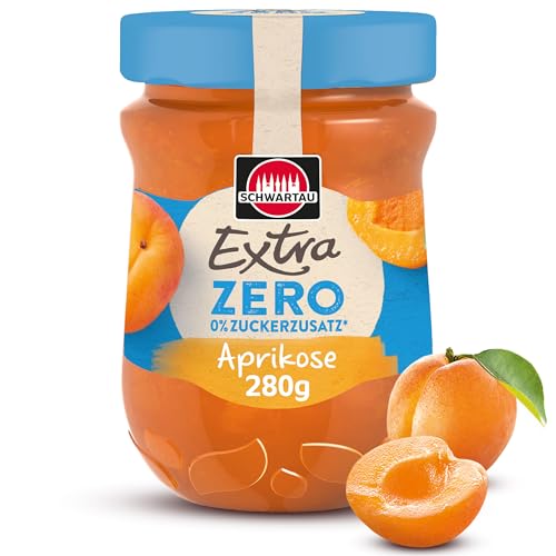 Schwartau Extra Zero Aprikose, Konfitüre ohne Zuckerzusatz, 13 kcal pro 25g, 280g Schwartau Extra Zero Aprikose, Konfitüre ohne Zuckerzusatz, 13 kcal pro 25g, 280g von Schwartau