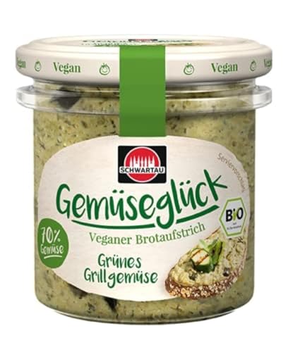 Schwartau Gemüseglück Grünes Grillgemüse, veganer Bio Gemüseaufstrich, 135 g Schwartau Gemüseglück Grünes Grillgemüse, veganer Bio Gemüseaufstrich, 135 g von Schwartau