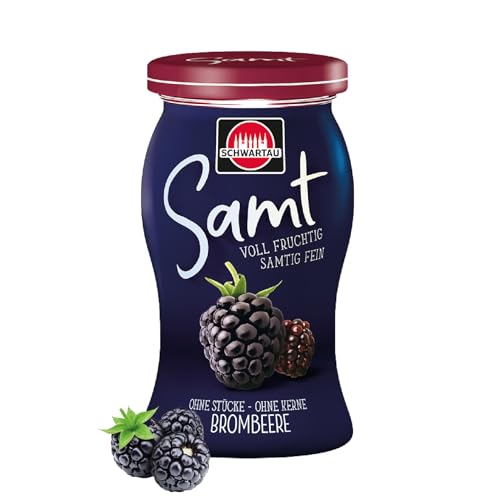 Schwartau Samt Brombeere, Fruchtaufstrich ohne Stücke & ohne Kerne, 270g von Schwartau