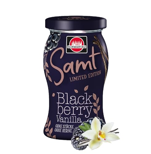 Schwartau Samt Brombeere Vanille, Fruchtaufstrich ohne Stücke und ohne Kerne, 270g Schwartau Samt Brombeere Vanille, Fruchtaufstrich ohne Stücke und ohne Kerne, 270g von Schwartau