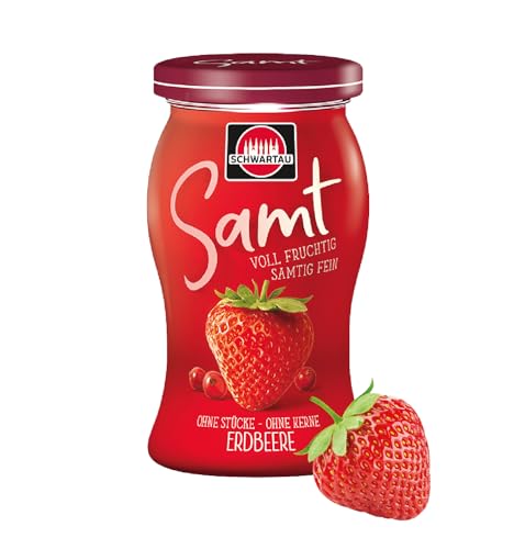 Schwartau Samt Erdbeere, Fruchtaufstrich ohne Stücke & ohne Kerne, 270g Schwartau Samt Erdbeere, Fruchtaufstrich ohne Stücke & ohne Kerne, 270g von Schwartau