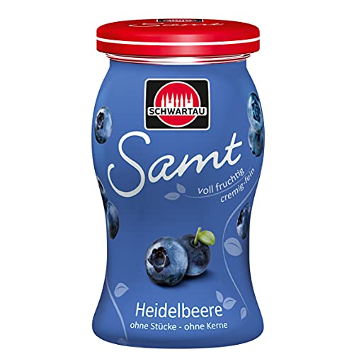 Schwartau Extra Samt Heidelbeere, 8er Pack (8 x 270 g) von Schwartau