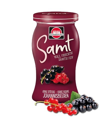 Schwartau Samt Johannisbeeren, Fruchtaufstrich ohne Stücke und ohne Kerne, 270g Schwartau Samt Johannisbeeren, Fruchtaufstrich ohne Stücke und ohne Kerne, 270g von Schwartau