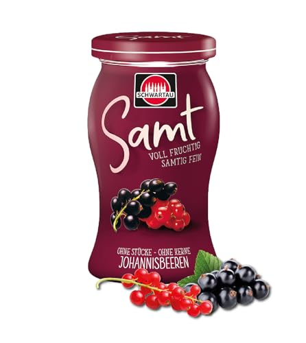 Schwartau Samt Johannisbeeren, Fruchtaufstrich ohne Stücke & ohne Kerne, 270g von Schwartau