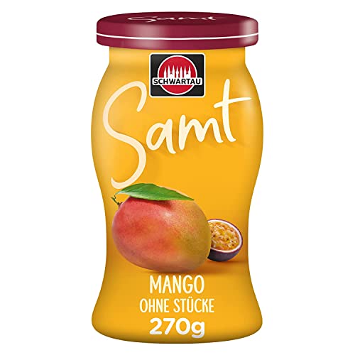 Schwartau Samt Mango, Fruchtaufstrich ohne Stücke & ohne Kerne, 270g von Schwartau