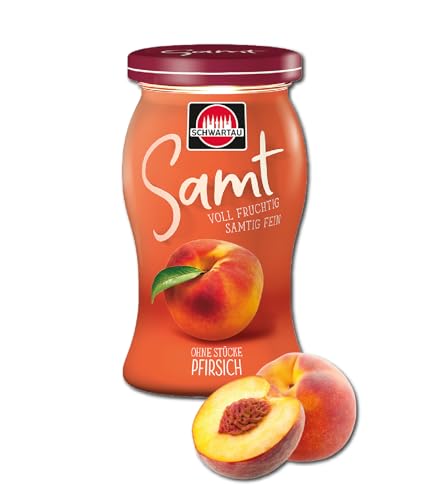 Schwartau Samt Pfirsich, Fruchtaufstrich ohne Stücke und ohne Kerne, 270g Schwartau Samt Pfirsich, Fruchtaufstrich ohne Stücke und ohne Kerne, 270g von Schwartau
