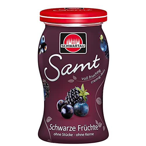 Schwartau Extra Samt Schwarze Früchte, 8er Pack (8 x 270 g) von Schwartau