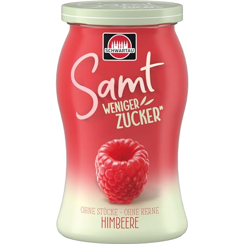 Schwartau Samt Weniger Zucker Himbeere, zuckerreduzierter Fruchtaufstrich, 255g Schwartau Samt Weniger Zucker Himbeere, zuckerreduzierter Fruchtaufstrich, 255g von Schwartau