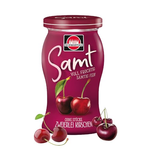 Schwartau Samt Zweierlei Kirschen, Fruchtaufstrich ohne Stücke und ohne Kerne, 270g Schwartau Samt Zweierlei Kirschen, Fruchtaufstrich ohne Stücke und ohne Kerne, 270g von Schwartau
