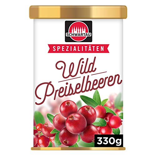 Schwartau Spezialitäten Wildpreiselbeeren, der Klassiker zu Wild, 330g von Schwartau