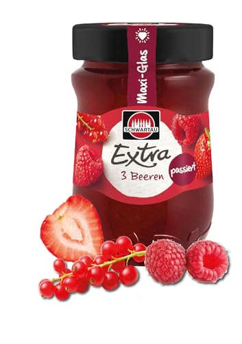 Schwartau Extra 3 Beeren passiert, Konfitüre, Familiengröße, 600g Maxi Schwartau Extra 3 Beeren passiert, Konfitüre, Familiengröße, 600g Maxi von Schwartau