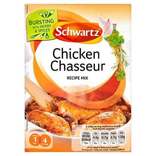 Schwartz Authentischen Huhn jägertaschen Mix 40 g (Packung von 2) von Schwartz