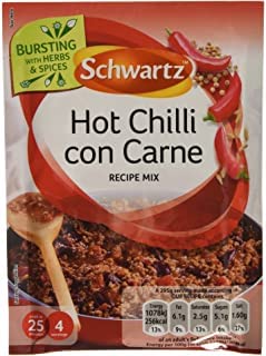 Schwartz Chili con carne-Hot-Rezept-Mix (41g) - Packung mit 6 von Schwartz