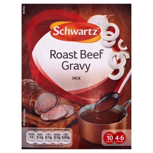 Schwartz Classic Bratrind Sauce, 26 g, 8 Stück von Schwartz