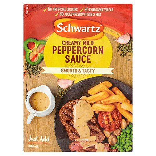 Schwartz Creamy Mild Peppercorn Sauce Mix 25G by Schwartz von Schwartz