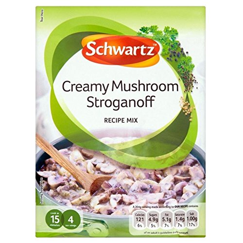 Schwartz Creamy Mushroom Stroganoff Rezept Mix (35g) - Packung mit 2 von Schwartz