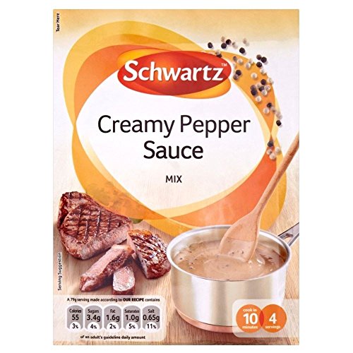 Schwartz Creamy Pepper Sauce Mix (25 g) - Packung mit 2 von Schwartz