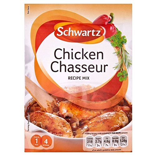 Schwartz Huhn Chasseur Rezept Mix (40 g) - Packung mit 2 von Schwartz