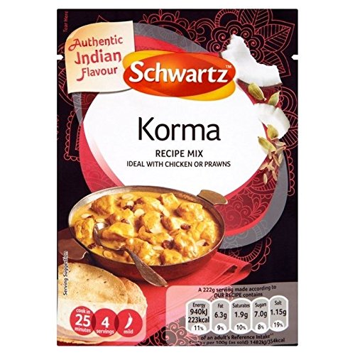 Schwartz Indischen Korma Rezept-Mix 35G Schwartz Indischen Korma Rezept-Mix 35G von Schwartz