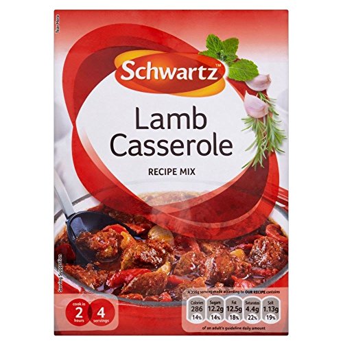 Schwartz Lamb Casserole Rezept-Mix (35g) - Packung mit 2 von Schwartz