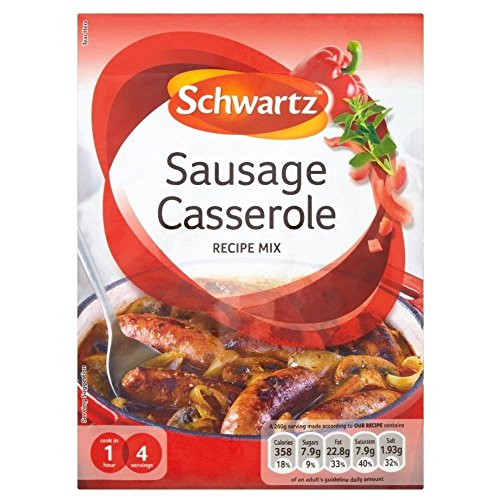 Schwartz Sausage Casserole Rezept-Mix (35g) - Packung mit 2 von Schwartz