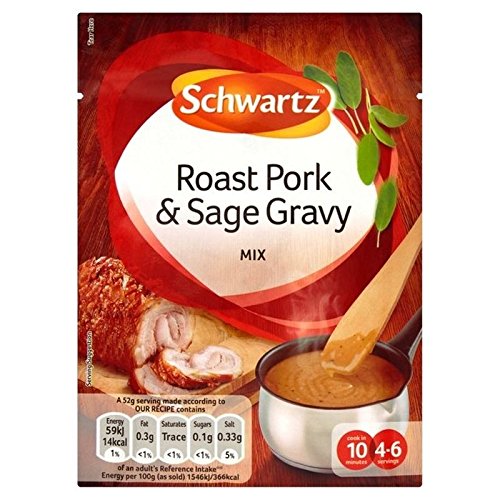 Schwartz Schweinefleisch & Salbei Sauce Sachet 25 G (Packung von 2) von Schwartz