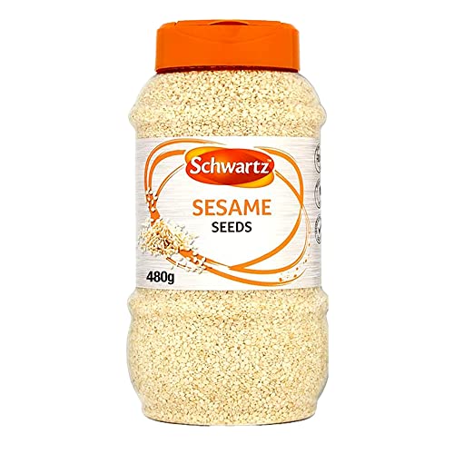Schwartz Sesamsamen, orientalische Gewürze zum Rühren von Pommes Frites und Nudeln, ideal für Marinadensoßen und Salatdressings, Gewürz für chinesische Speisen, 480 g von Schwartz