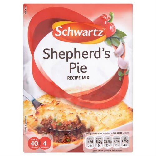 Schwartz Shepherd's Pie Mix, 38 g, 8 Stück von Schwartz