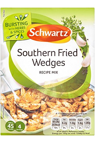 Schwartz Southern Fried Wedges Recipe Mix 35g (2 Stück) von Schwartz