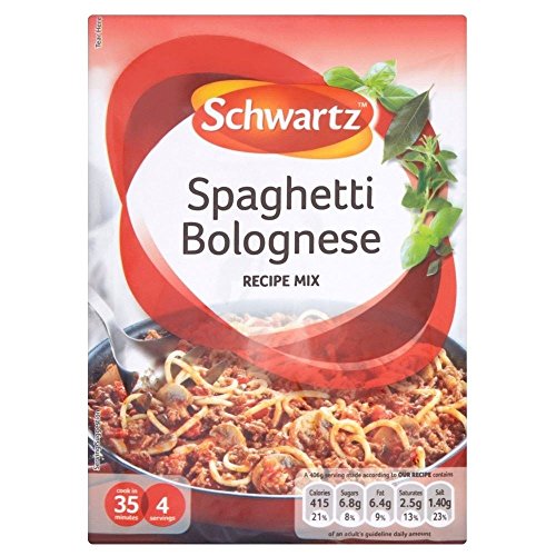 Schwartz Spaghetti Bolognese Rezept-Mix (40 g) - Packung mit 6 von Schwartz