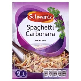 Schwartz Spaghetti Carbonara Recipe Mix 32G von Schwartz