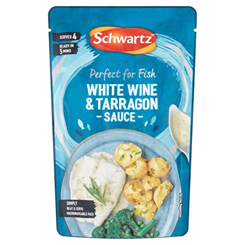 Schwartz Weißwein & Estragon Sauce für Fische, 300 g Schwartz Weißwein & Estragon Sauce für Fische, 300 g von Schwartz