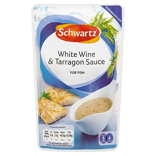 Schwartz Weißwein & Estragon Sauce für Fische 300 g (2 Stück) von Schwartz