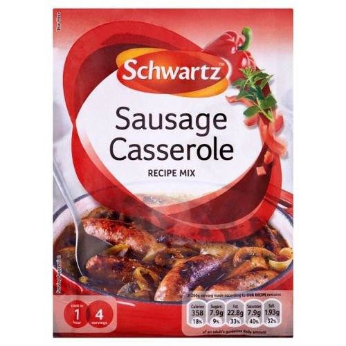 Schwartz Wurstkasserollenmischung, 35 g, 8 Stück von Schwartz