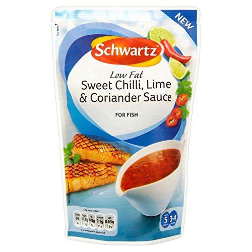 Schwartz für Fish Sweet Chili, Limette & Koriander Sauce - Low Fat (300 g) - Packung mit 2 von Schwartz